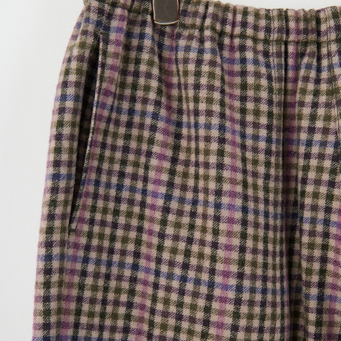 DANTON [ダントン] ウールイージーパンツ [JD-2540WRF] GRY/PPL CK