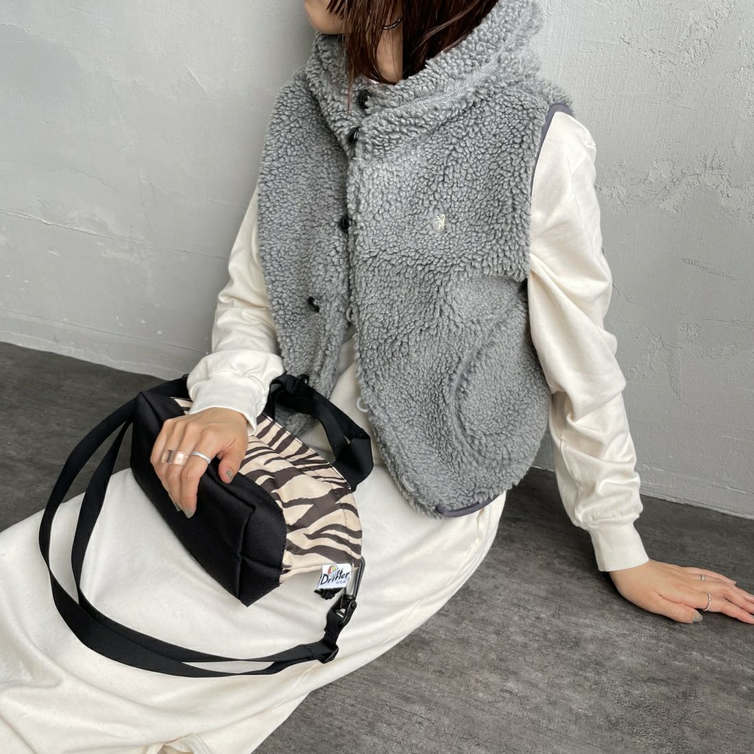 DK.H.GREY&&モデル身長：160cm 着用サイズ：14&&
