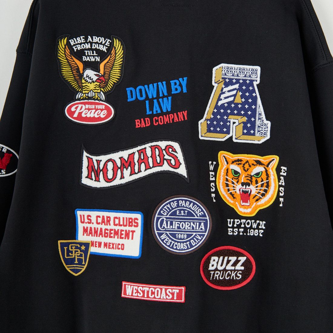 AntiBal [アンティバル] 裏毛クルースウェット [254AN1TR185] BLK