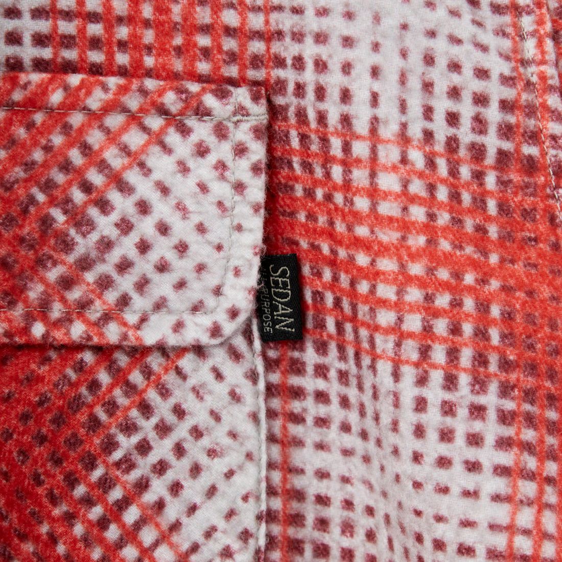 SEDAN ALL-PURPOSE [セダン オールパーパス] プリンテッドプレイドフランネル オープンカラーシャツ [SD25F-SH02] BRC/BUG