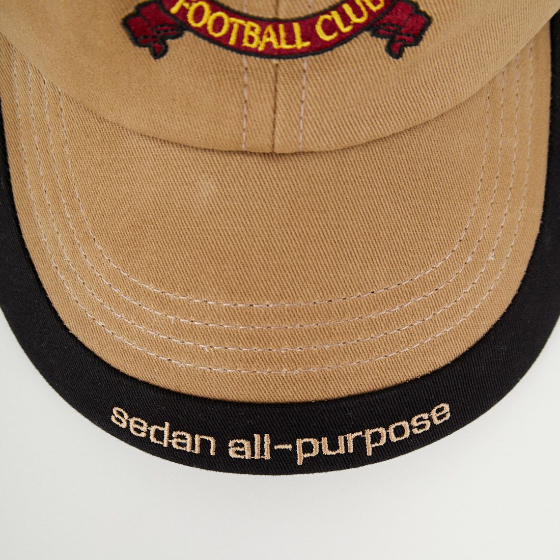 SEDAN ALL-PURPOSE [セダン オールパーパス] エンブレムロゴ 2トーンバイザーキャップ [SD25F-CP03] KHK/BLK