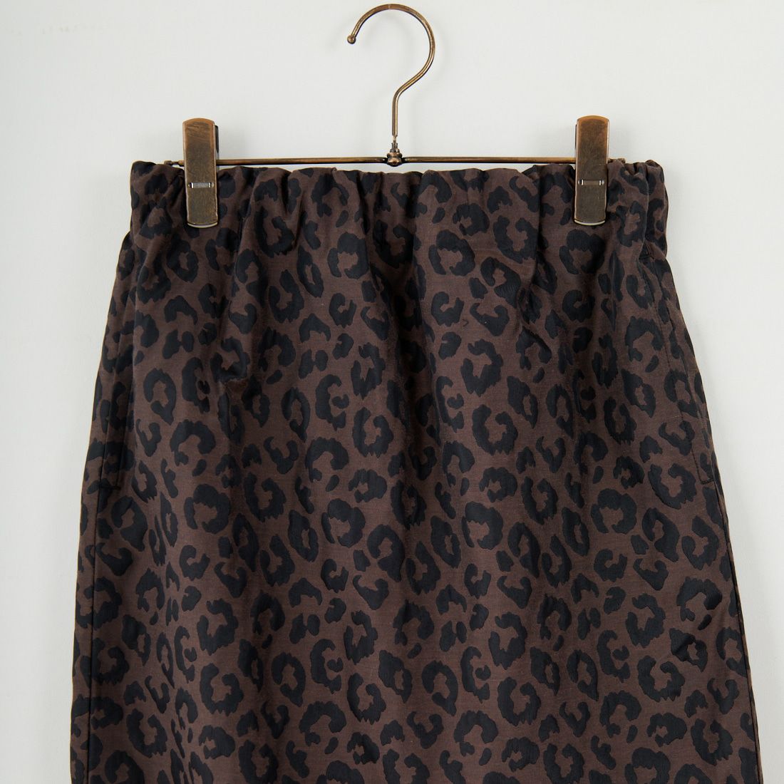 KHA:KI [カーキ] レオパードストレートスカート [MIL25FSK3099] BROWN