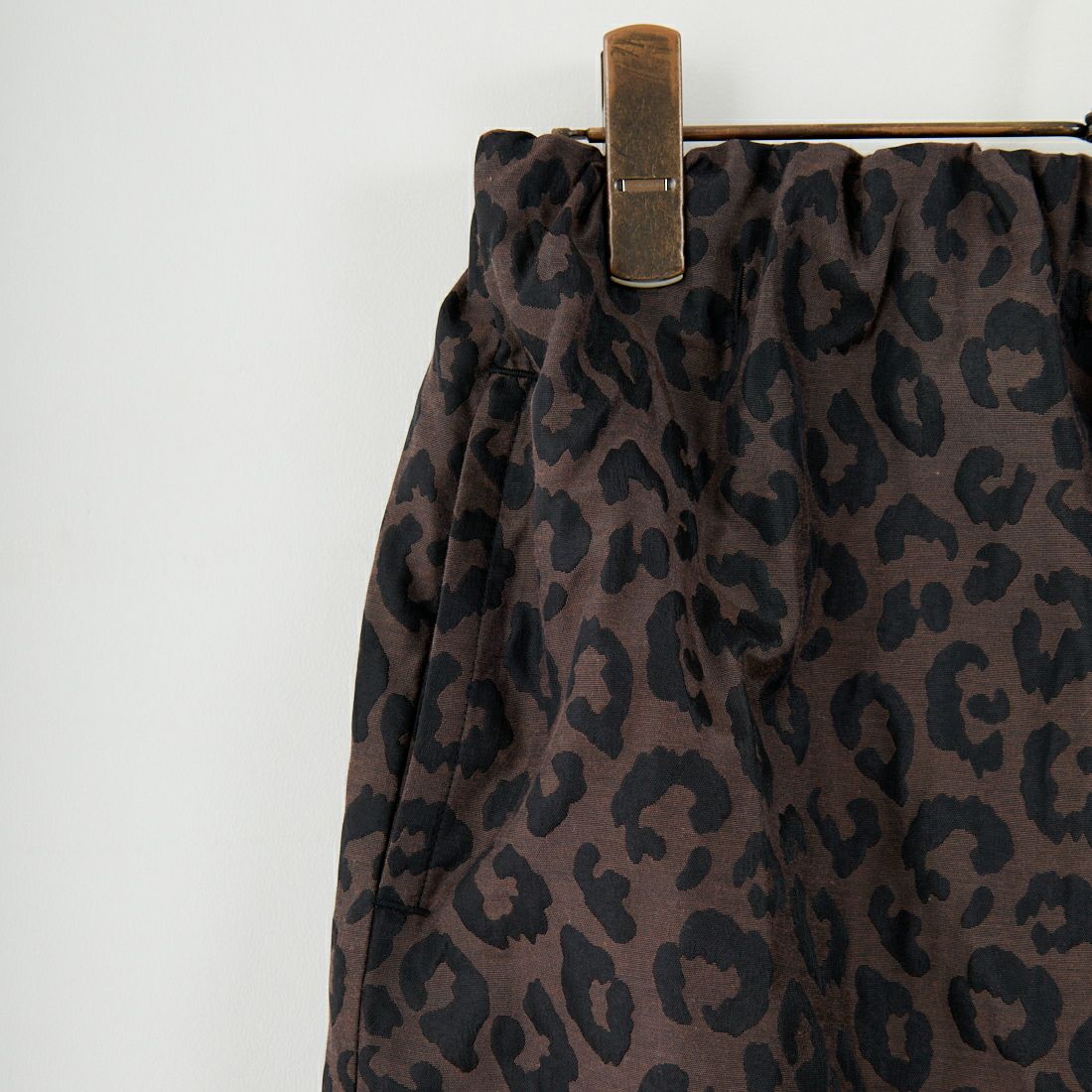 KHA:KI [カーキ] レオパードストレートスカート [MIL25FSK3099] BROWN