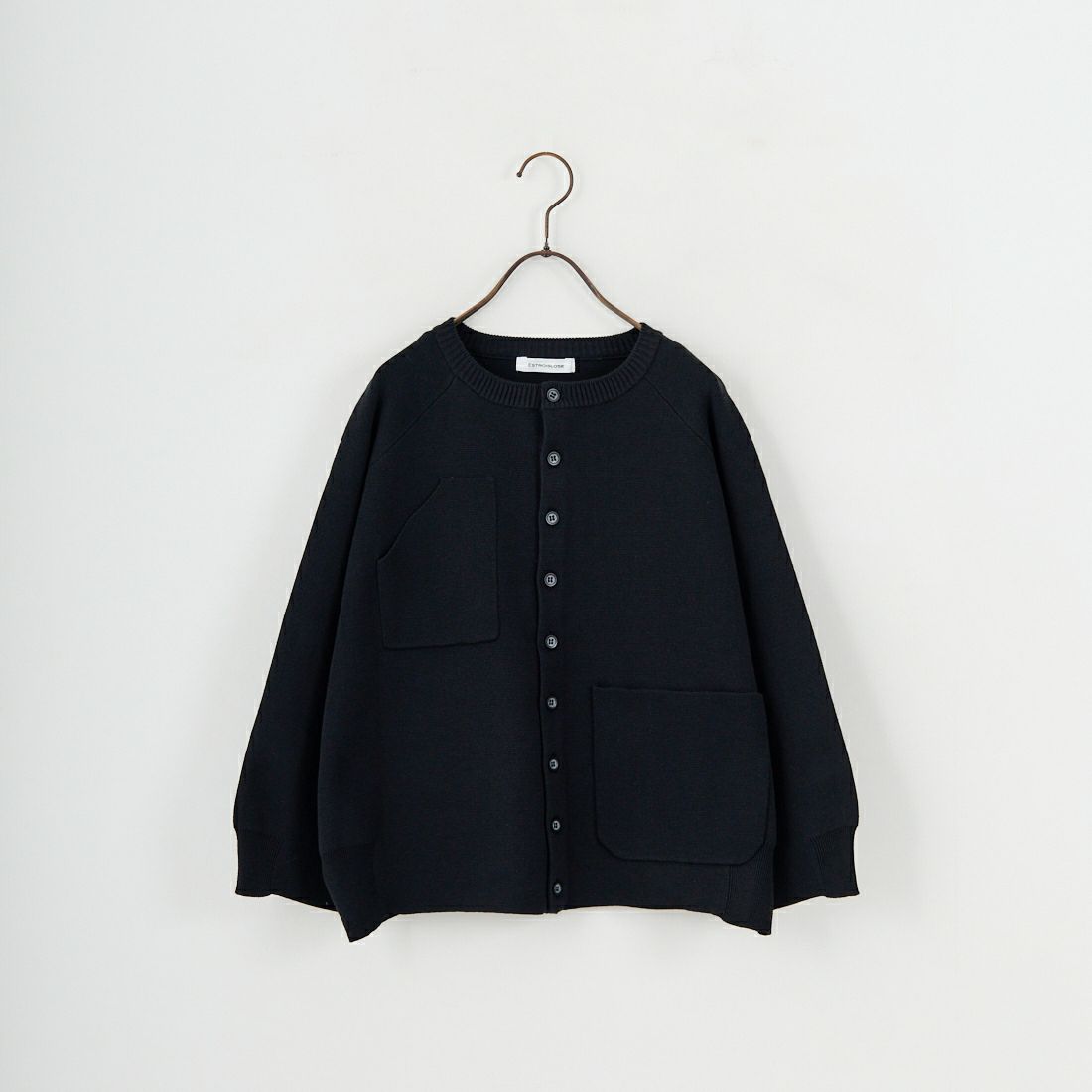 ESTROISLOSE [エストゥロワルーズ] コットンミラノリブカーディガン [EK23105] 99 BLACK
