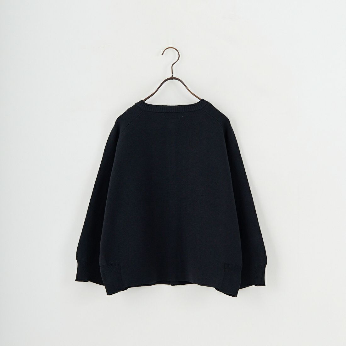 ESTROISLOSE [エストゥロワルーズ] コットンミラノリブカーディガン [EK23105] 99 BLACK