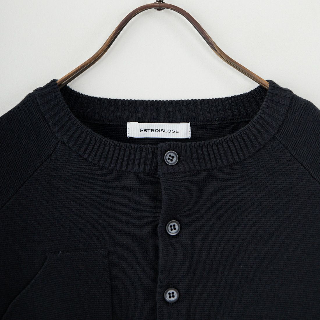 ESTROISLOSE [エストゥロワルーズ] コットンミラノリブカーディガン [EK23105] 99 BLACK