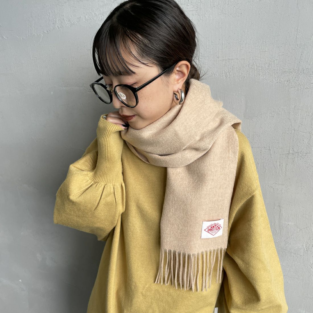 DANTON [ダントン] チェックマフラー [DT-H0226WCM]｜ジーンズ