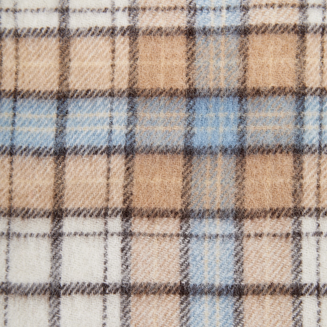 DANTON [ダントン] チェックマフラー [DT-H0226WCM] BEIGE CHEC