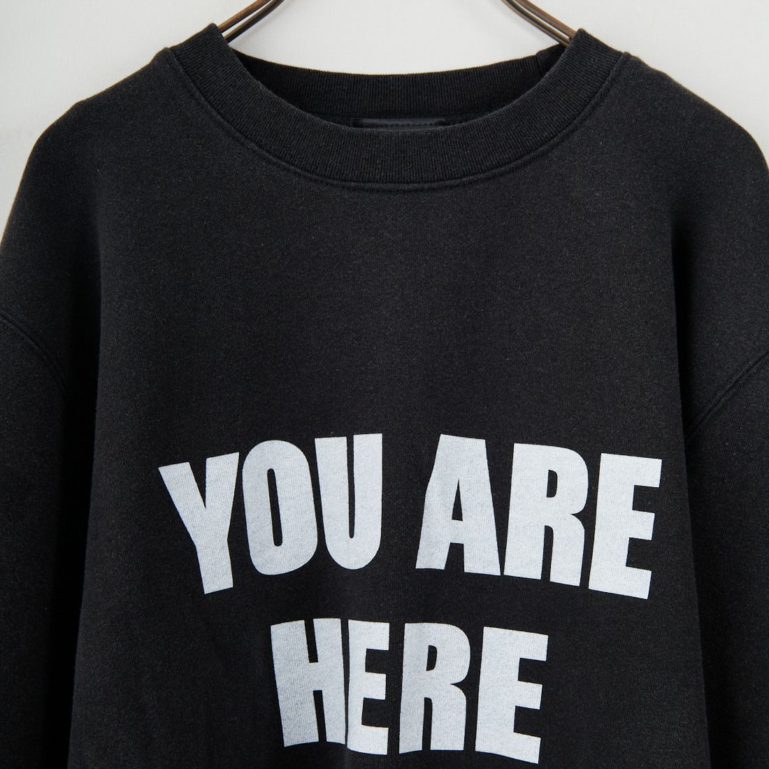 WORN FREE [ウォーン フリー] ジョン・レノン スウェット YOU ARE HERE [WFR-VTG-200003] 09 BLACK