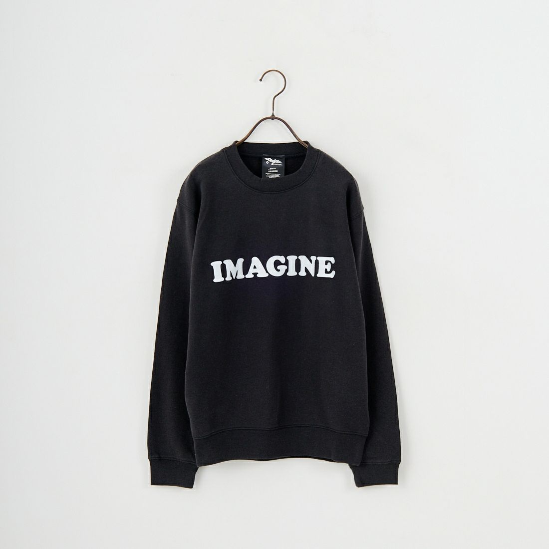 WORN FREE [ウォーン フリー] ヨーコ・オノ スウェット IMAGINE [WFR-VTG-200010] 09 BLACK
