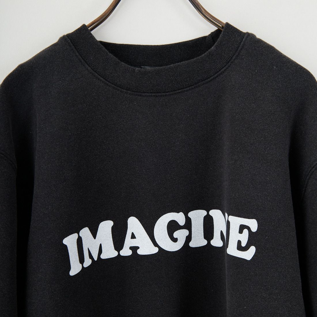 WORN FREE [ウォーン フリー] ヨーコ・オノ スウェット IMAGINE [WFR-VTG-200010] 09 BLACK