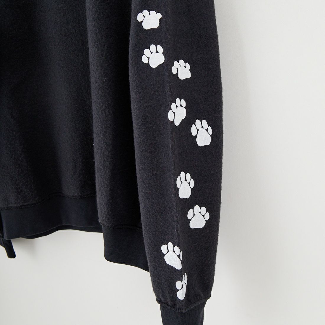 JERZEES [ジャージーズ] キャットヘア アザーサイドクルーネックスウェット [JZ25F013] BLACK