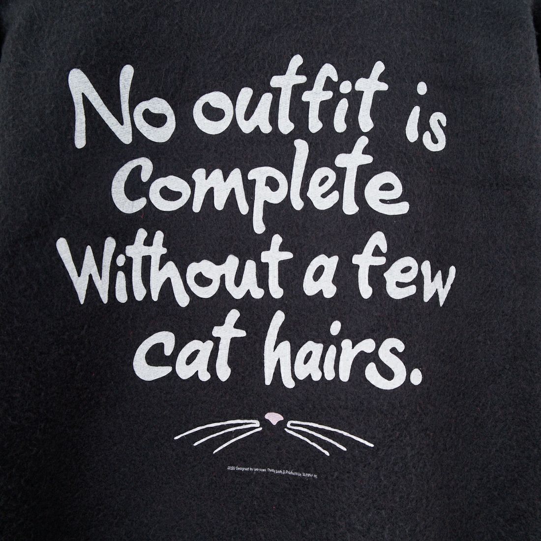 JERZEES [ジャージーズ] キャットヘア アザーサイドクルーネックスウェット [JZ25F013] BLACK