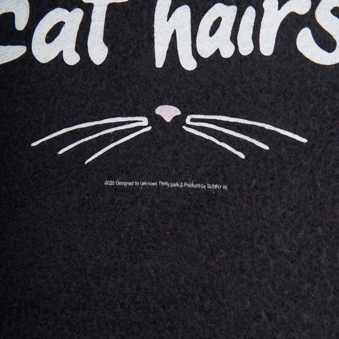 JERZEES [ジャージーズ] キャットヘア アザーサイドクルーネックスウェット [JZ25F013] BLACK