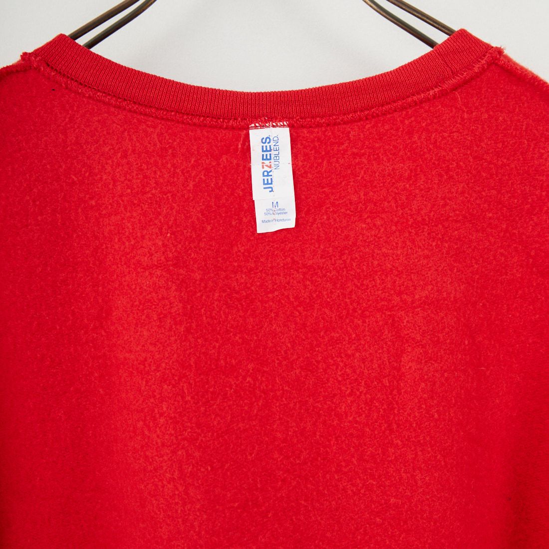 JERZEES [ジャージーズ] キャットフェイス アザーサイドクルーネックスウェット [JZ25F012] RED