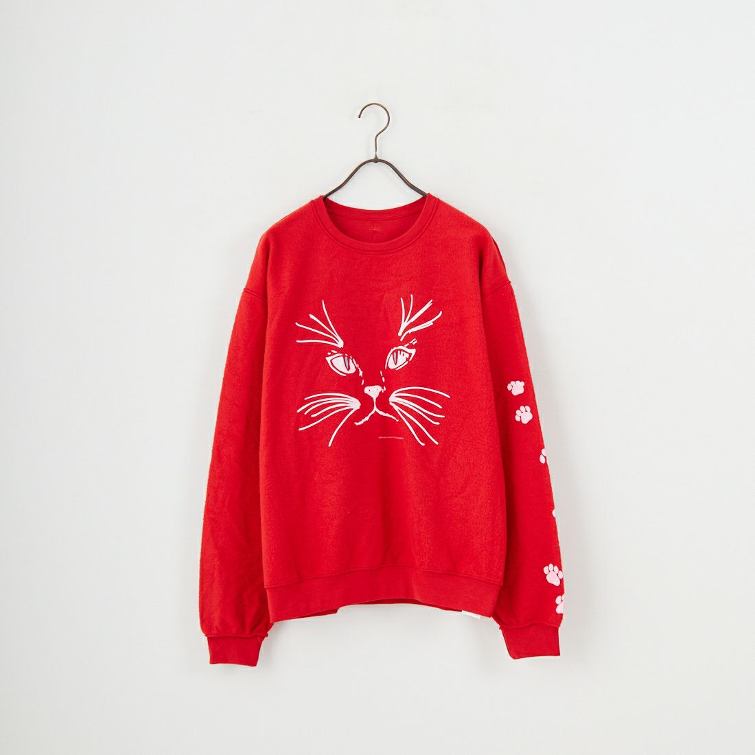 JERZEES [ジャージーズ] キャットフェイス アザーサイドクルーネックスウェット [JZ25F012] RED