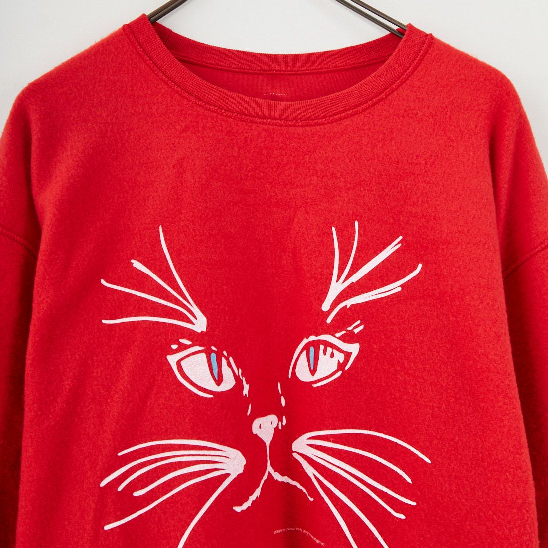 JERZEES [ジャージーズ] キャットフェイス アザーサイドクルーネックスウェット [JZ25F012] RED