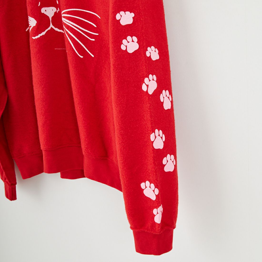 JERZEES [ジャージーズ] キャットフェイス アザーサイドクルーネックスウェット [JZ25F012] RED