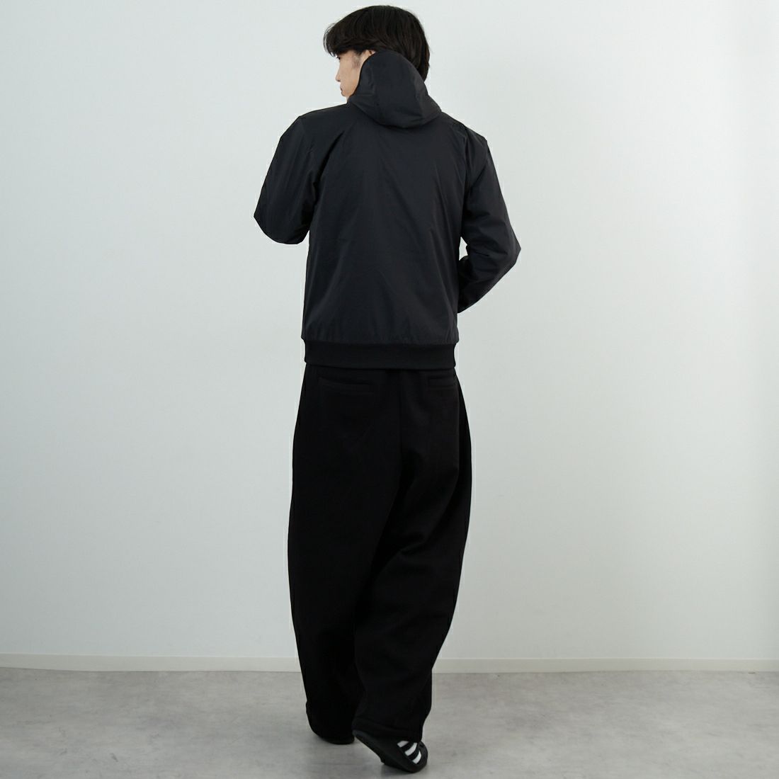 THE NORTH FACE [ザ ノースフェイス] リバーシブルテックエアーフーディ [NT62580] K &&モデル身長：179cm 着用サイズ：M&&