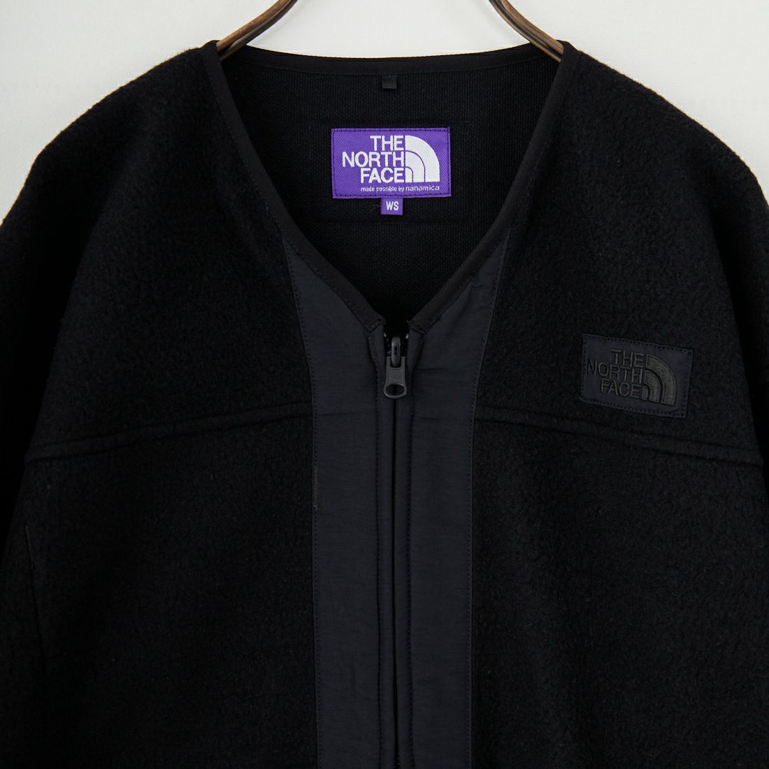 THE NORTH FACE PURPLE LABEL [ザ ノースフェイス パープルレーベル] プラスフリースフィールドカーディガン [N25FA037] K BLACK