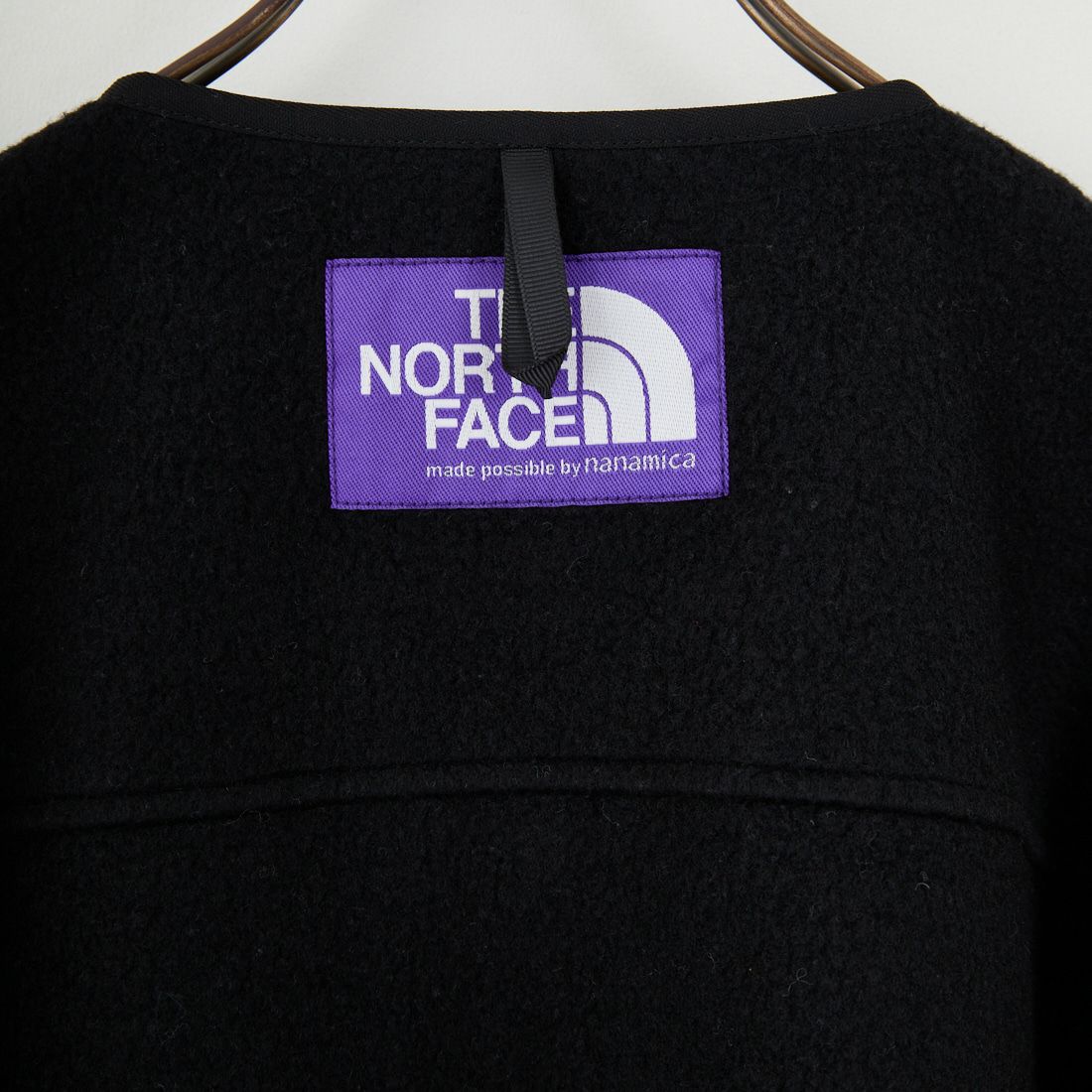 THE NORTH FACE PURPLE LABEL [ザ ノースフェイス パープルレーベル] プラスフリースフィールドカーディガン [N25FA037] K BLACK