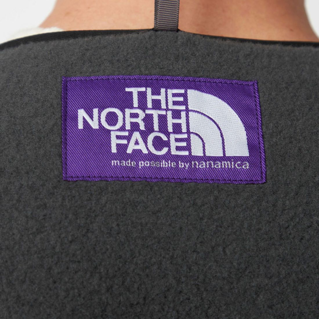 THE NORTH FACE PURPLE LABEL [ザ ノースフェイス パープルレーベル] プラスフリースフィールドカーディガン [N25FA037] AH ASPHALT &&モデル身長：175cm 着用サイズ：M&&
