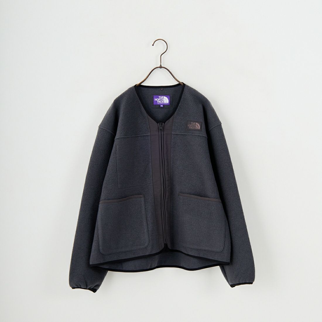 THE NORTH FACE PURPLE LABEL [ザ ノースフェイス パープルレーベル] プラスフリースフィールドカーディガン [N25FA037] AH ASPHALT