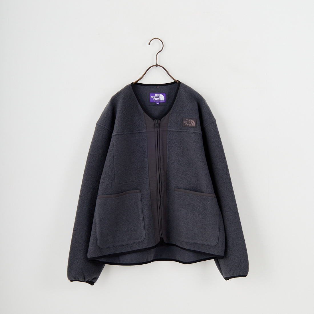 THE NORTH FACE PURPLE LABEL [ザ ノースフェイス パープルレーベル] プラスフリースフィールドカーディガン [N25FA037] AH ASPHALT