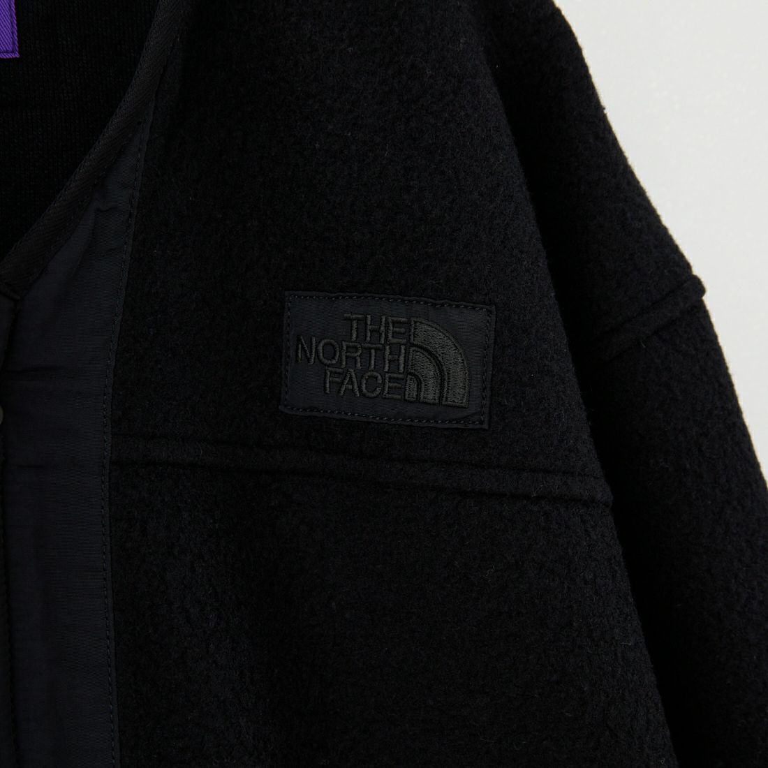 THE NORTH FACE PURPLE LABEL [ザ ノースフェイス パープルレーベル] プラスフリースフィールドカーディガン [N25FA037] K BLACK