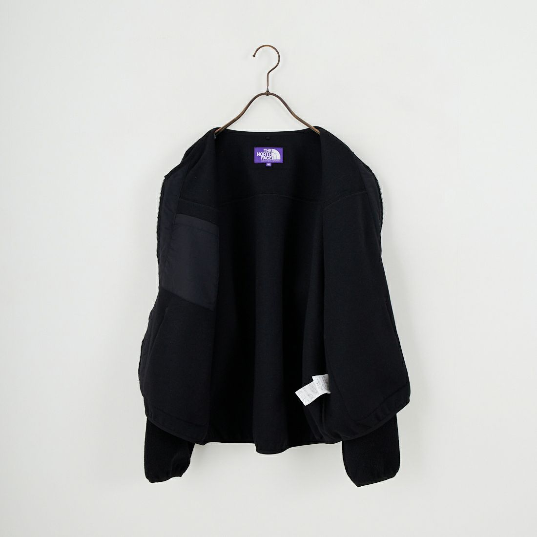 THE NORTH FACE PURPLE LABEL [ザ ノースフェイス パープルレーベル] プラスフリースフィールドカーディガン [N25FA037] K BLACK