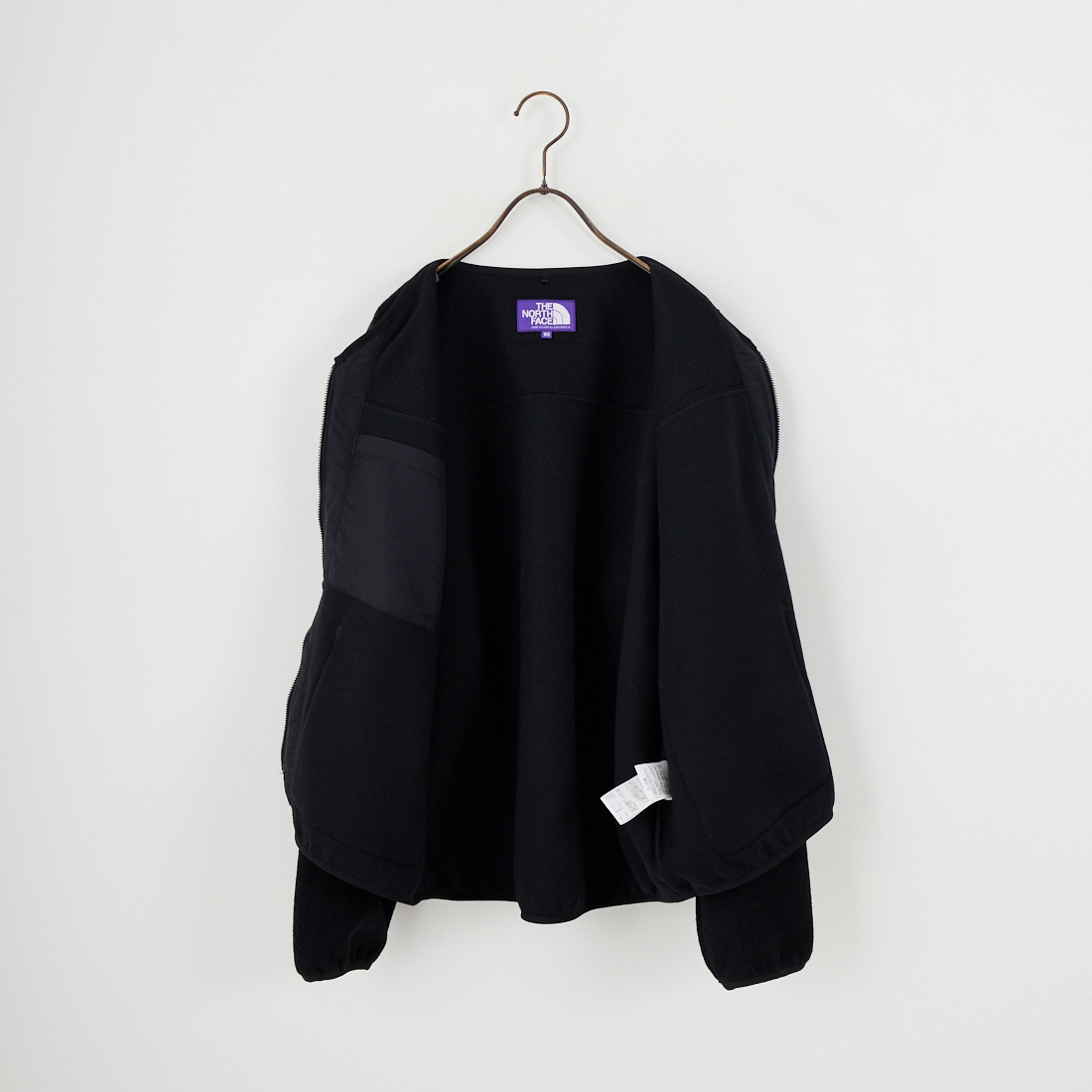 THE NORTH FACE PURPLE LABEL [ザ ノースフェイス パープルレーベル] プラスフリースフィールドカーディガン [N25FA037] K BLACK