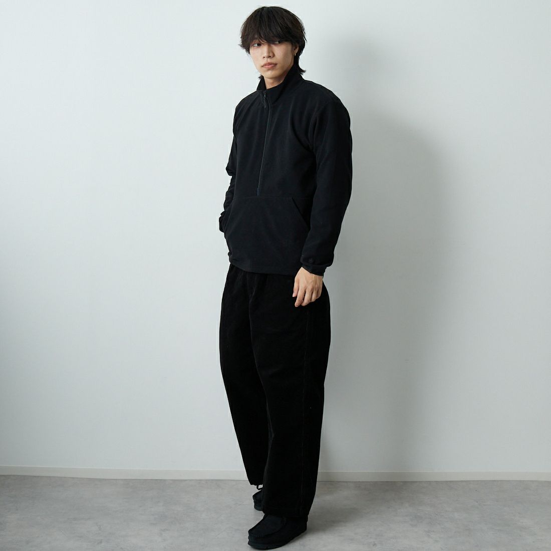 ネイビー ノースフェイスパープルレーベル コーデュロイフィールド