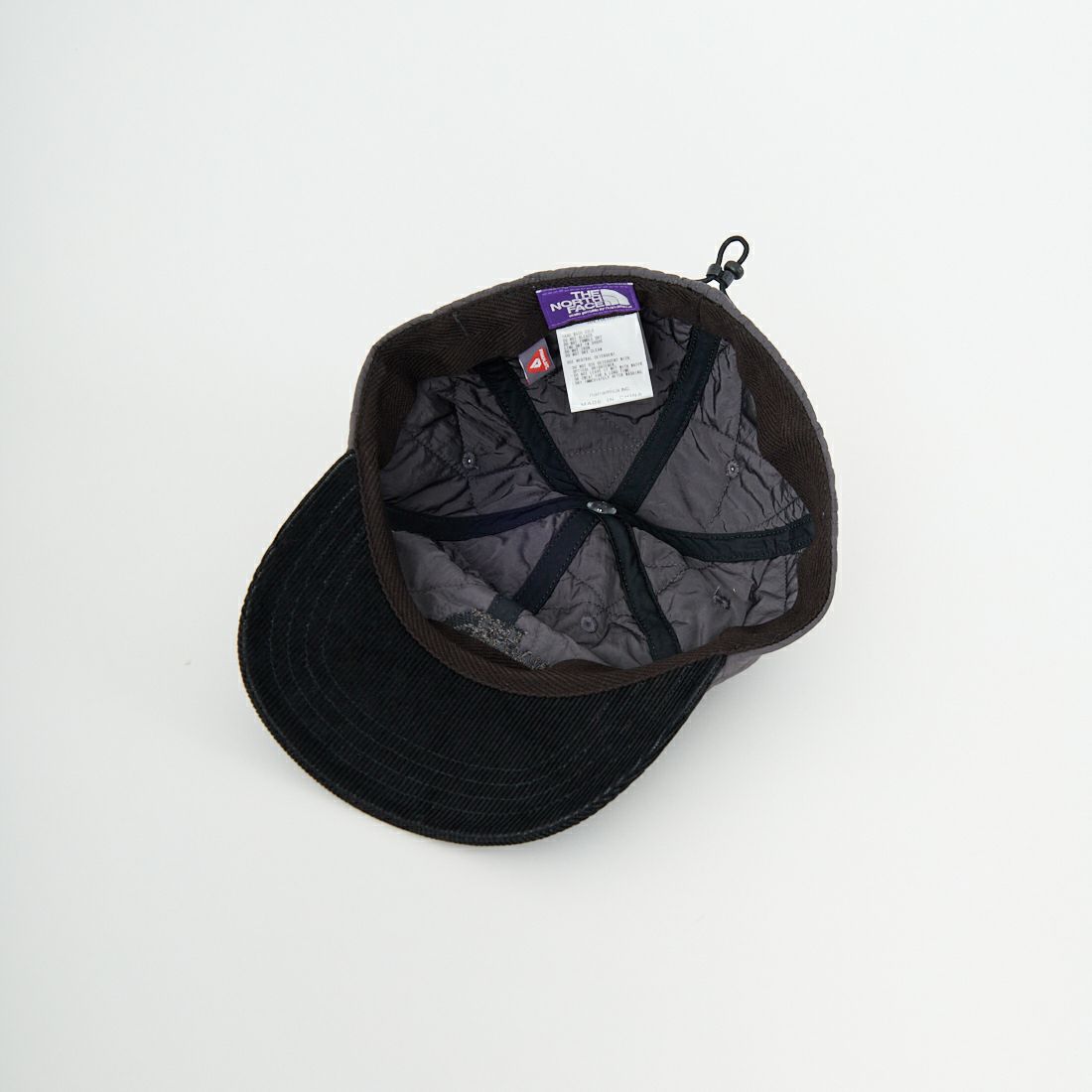 THE NORTH FACE PURPLE LABEL [ザ ノースフェイス パープルレーベル] キルティングフィールドキャップ [N25FP089] AH ASPHALT