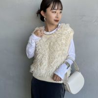 21 IVORY&&モデル身長：150cm 着用サイズ：F&&