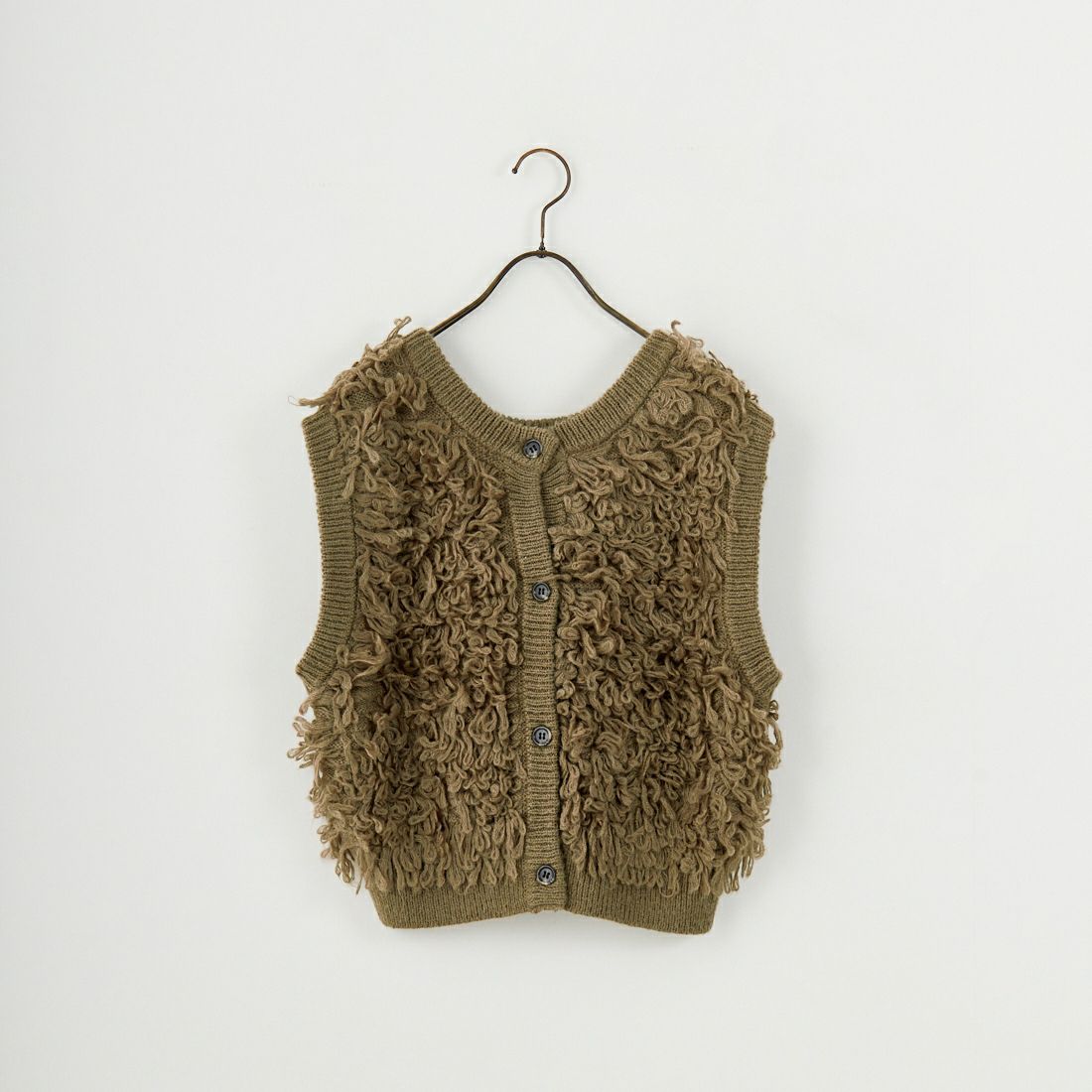 nenom [ネノム] マルチWAY フリンジショートベスト [NE25131028] 26 MOCHA