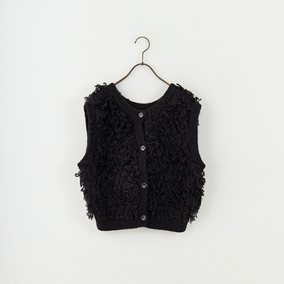 nenom [ネノム] マルチWAY フリンジショートベスト [NE25131028] 09 BLACK