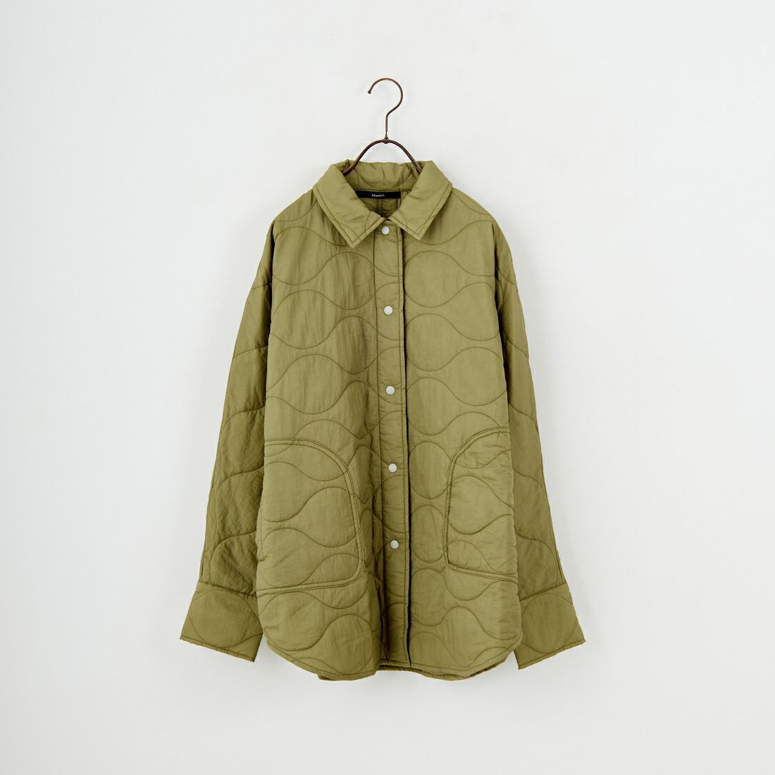 Munich [ミューニック] キルティングシャツアウター [MN252B52] 044 KHK