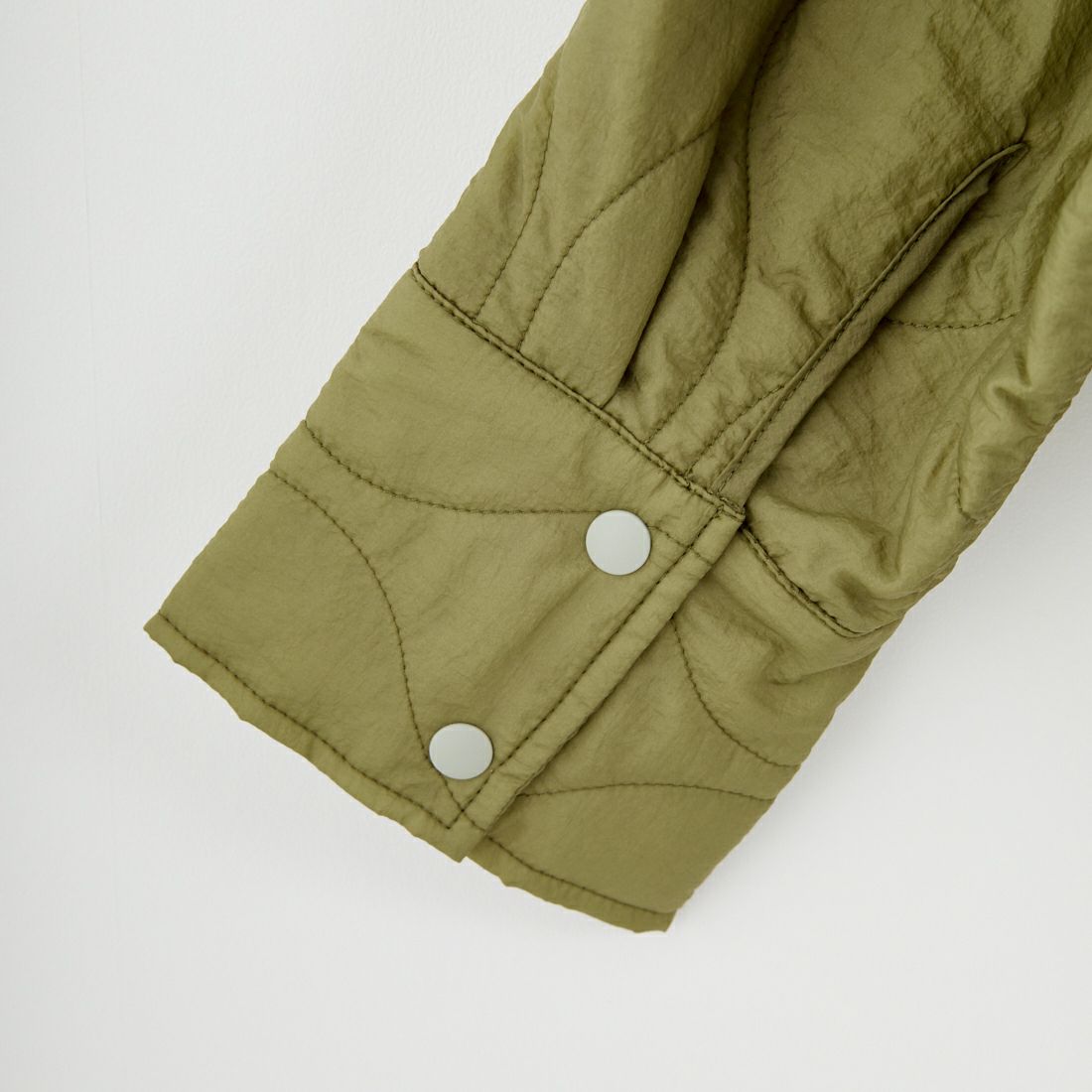 Munich [ミューニック] キルティングシャツアウター [MN252B52] 044 KHK