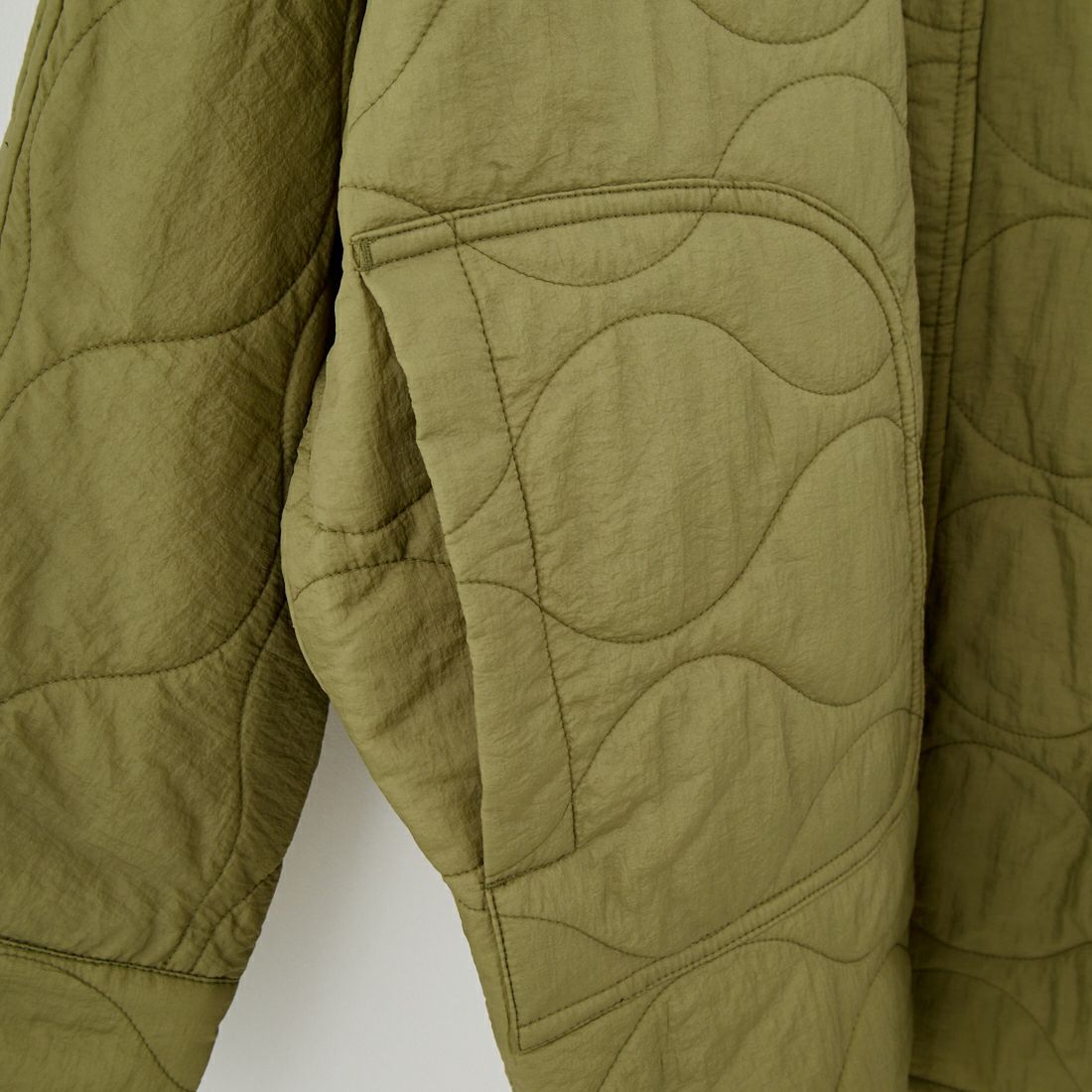 Munich [ミューニック] キルティングシャツアウター [MN252B52] 044 KHK