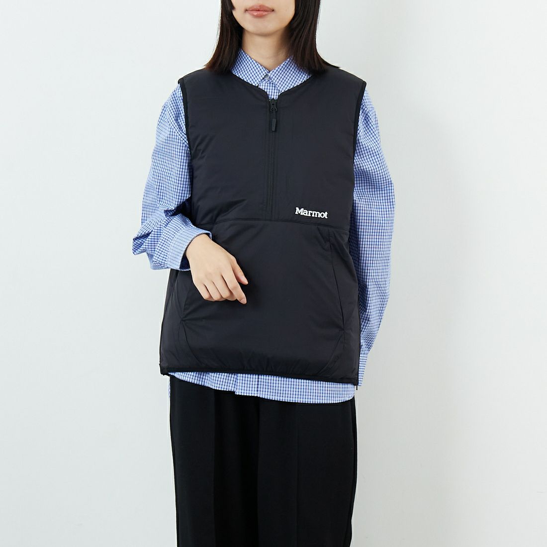BLACK&&モデル身長：162cm 着用サイズ：S&&