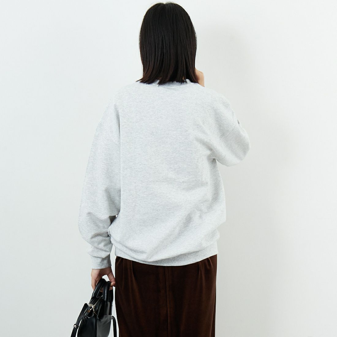 KAVU [カブー] 22ドッグスウェット [19822336] ASH &&モデル身長：162cm 着用サイズ：M&&