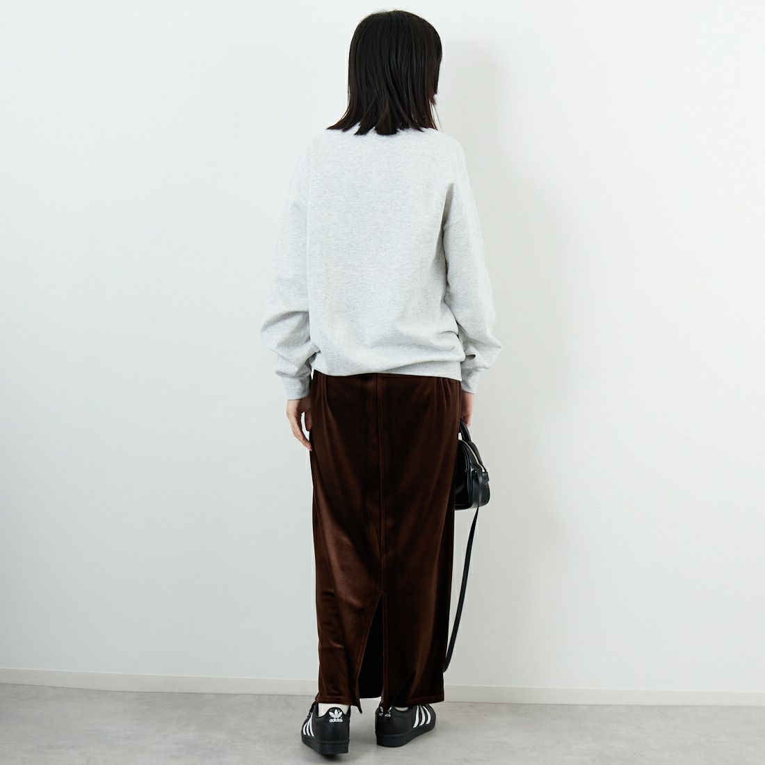 KAVU [カブー] 22ドッグスウェット [19822336] ASH &&モデル身長：162cm 着用サイズ：M&&