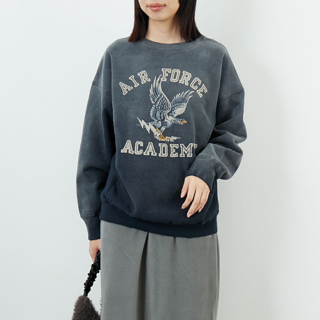 AGED BLACK&&モデル身長：162cm 着用サイズ：S&&