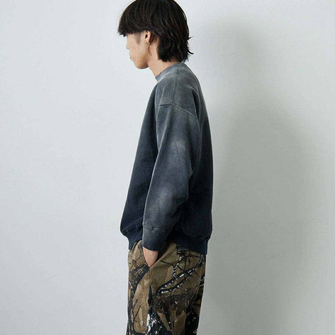 BOW WOW [バウワウ] U.S. AIR FORCE フロッキーロゴスウェット [BW252-UAES] AGED BLACK