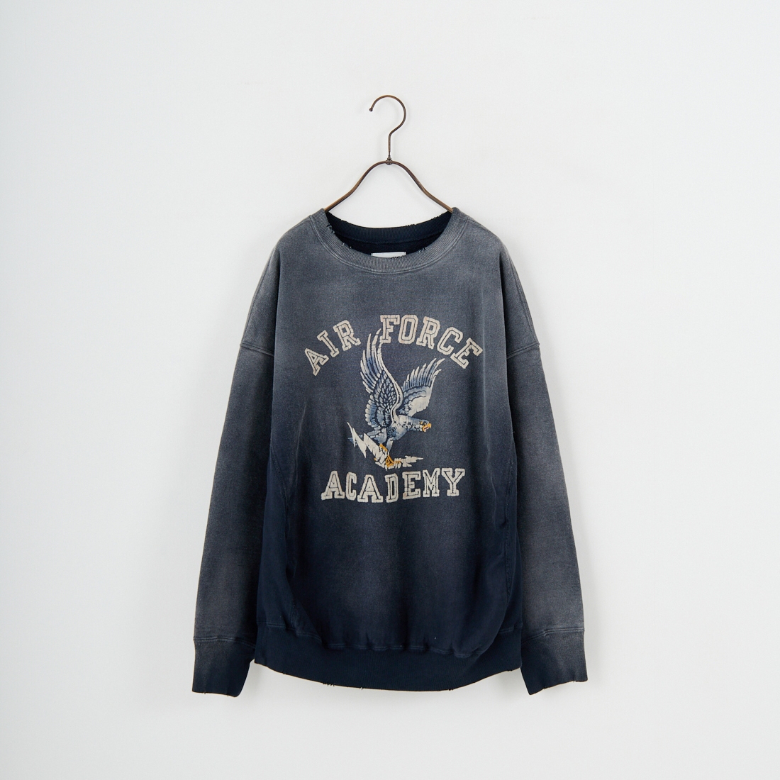 BOW WOW [バウワウ] U.S. AIR FORCE フロッキーロゴスウェット [BW252-UAES] AGED BLACK