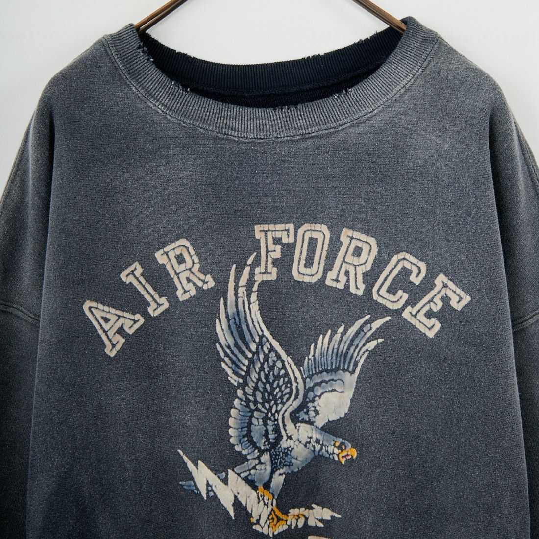 BOW WOW [バウワウ] U.S. AIR FORCE フロッキーロゴスウェット [BW252-UAES] AGED BLACK