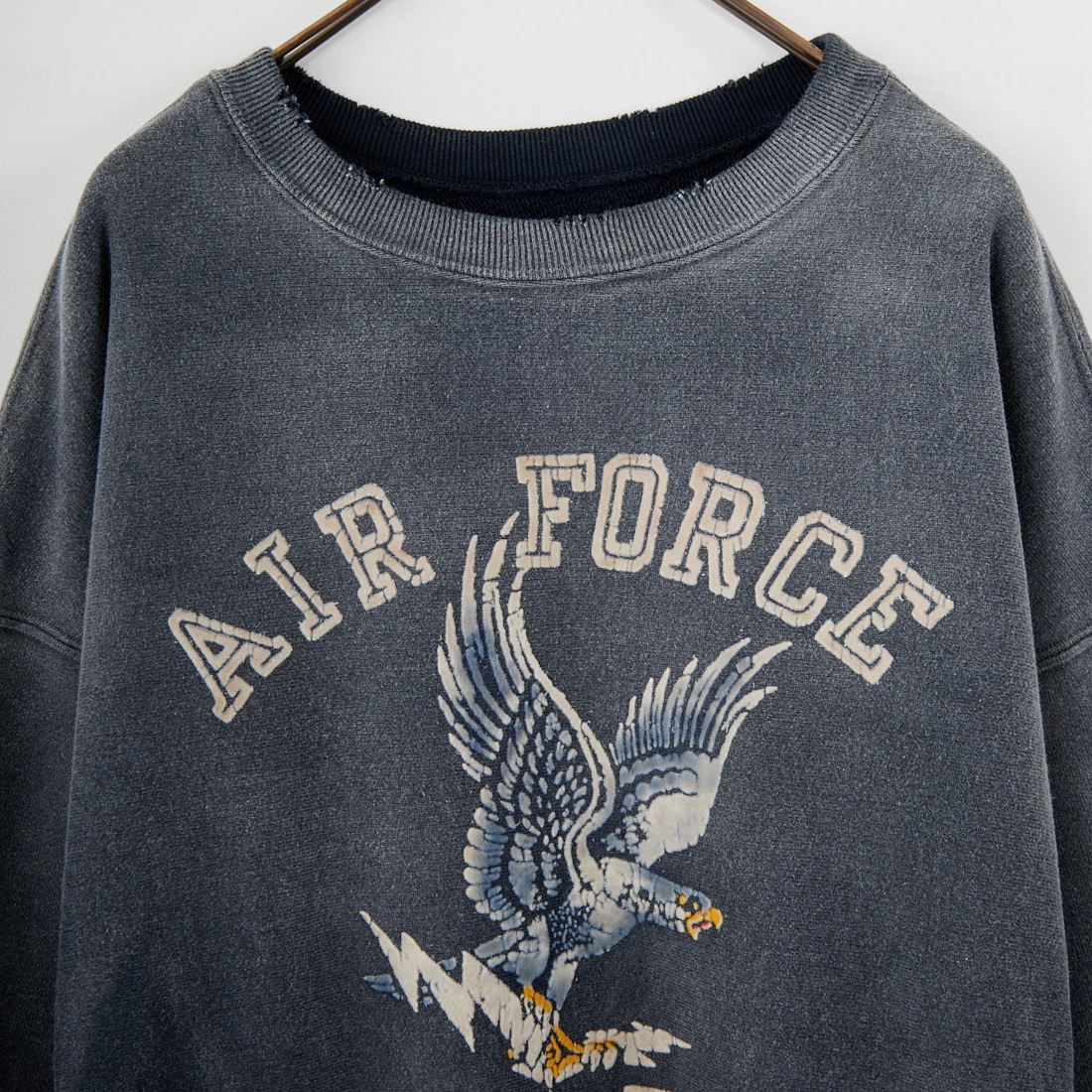 BOW WOW [バウワウ] U.S. AIR FORCE フロッキーロゴスウェット [BW252-UAES] AGED BLACK