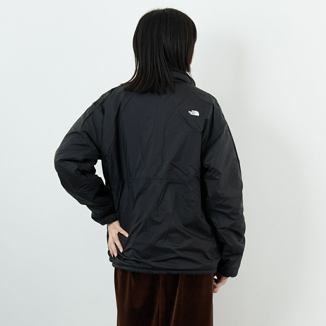 THE NORTH FACE [ザ ノースフェイス] リバーシブル エクストリームパイルフリースジャケット [NP72536] FK &&モデル身長：162cm 着用サイズ：S&&