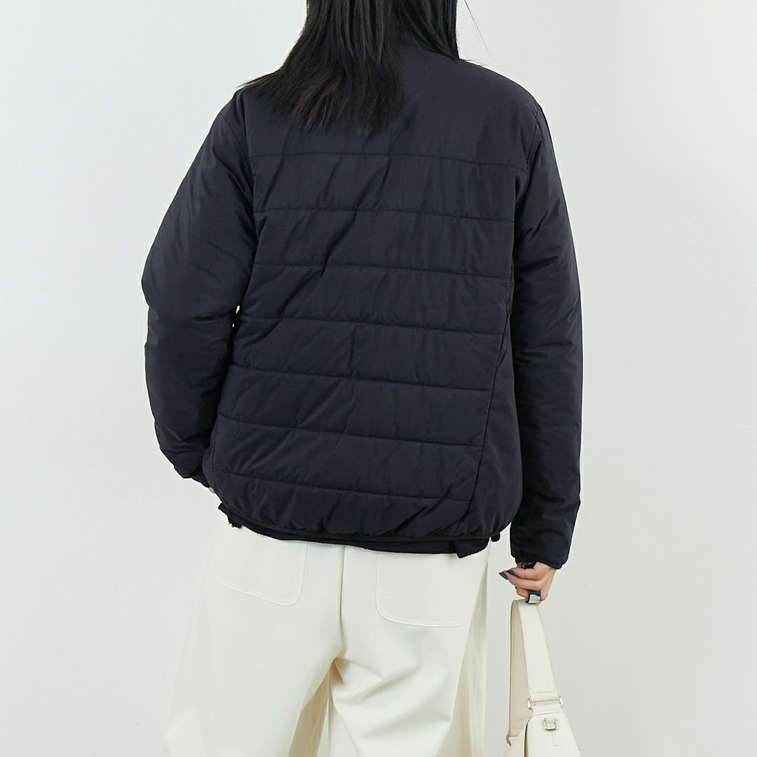THE NORTH FACE [ザ ノースフェイス] ライトライダージャケット [NYW82554] K &&モデル身長：167cm 着用サイズ：L&&