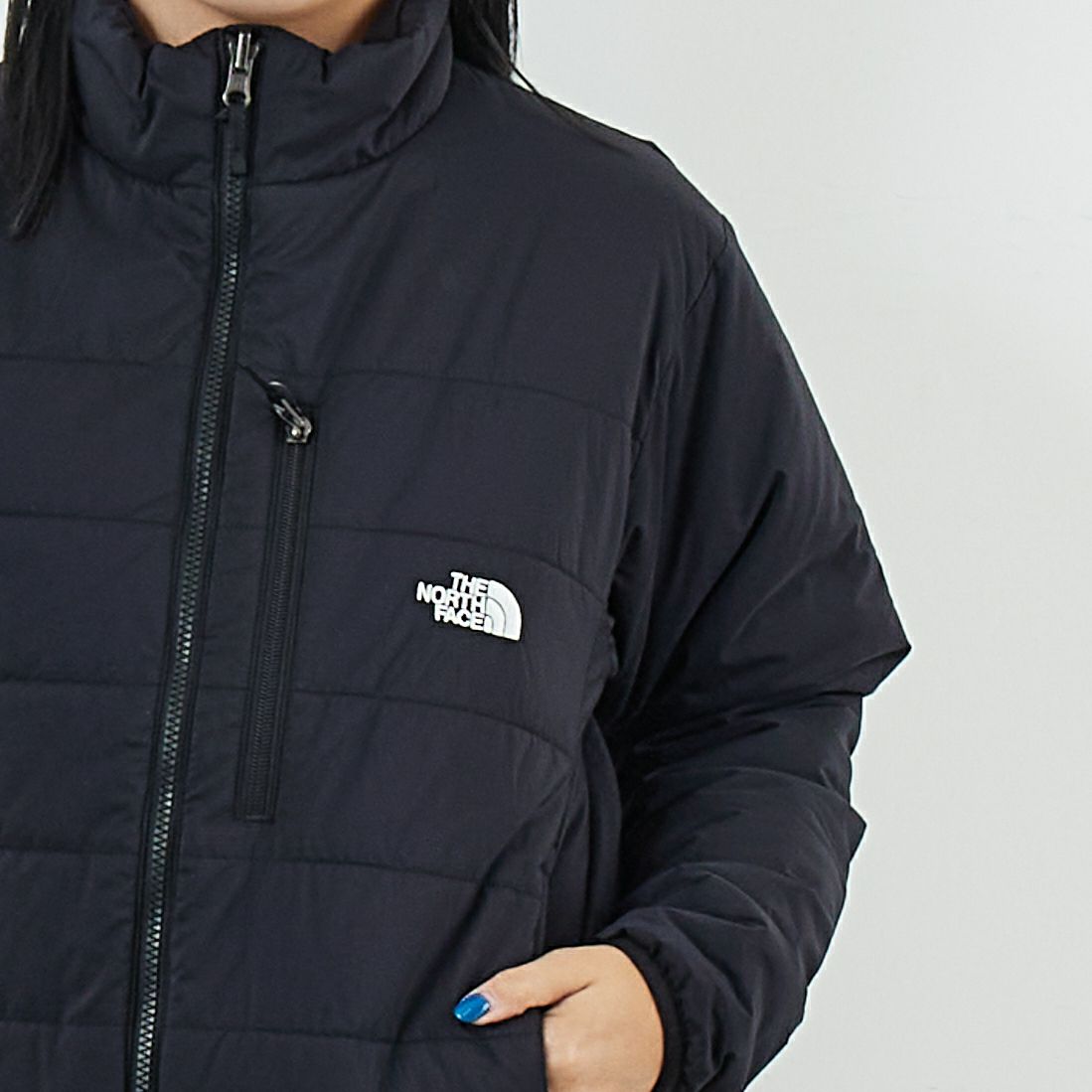 THE NORTH FACE [ザ ノースフェイス] ライトライダージャケット [NYW82554] K &&モデル身長：167cm 着用サイズ：L&&